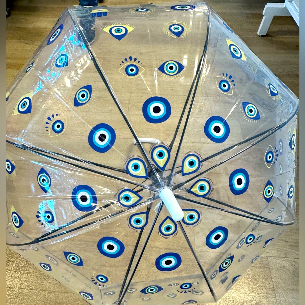Evil eye bubble, umbrella, automatic open